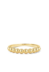 Bead Ring | 14K Solid Gold