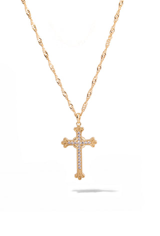 Single Cross Necklace