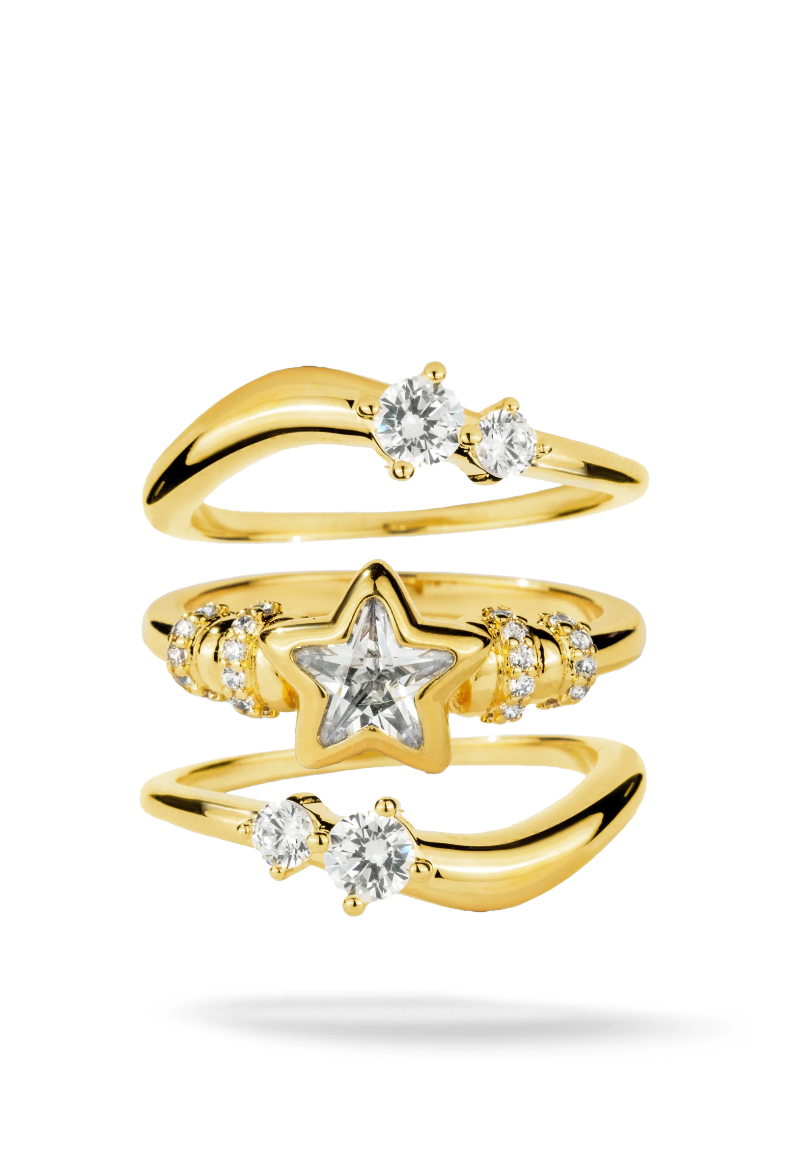 Starlight 3 Ring Stack