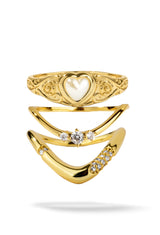 Sweetheart 3 Ring Stack