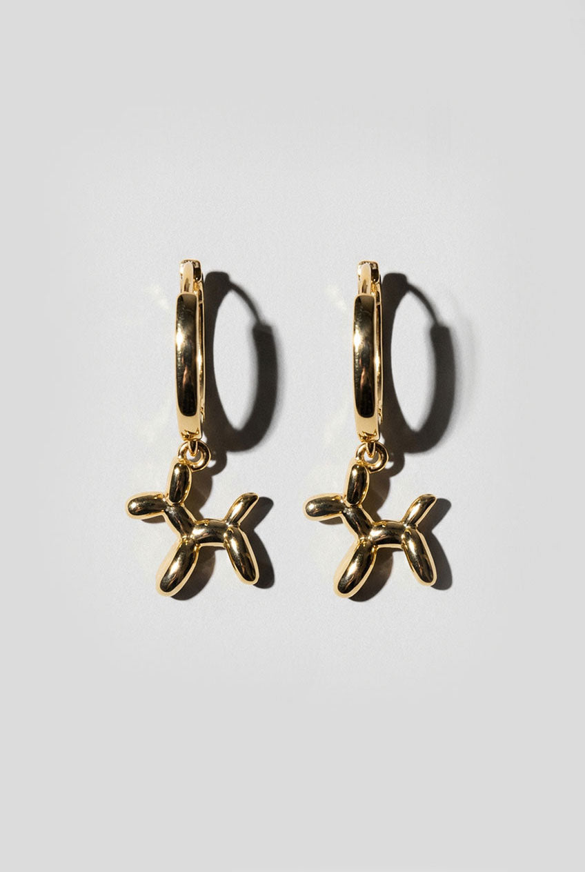 Balloon Poodle Huggie Earring