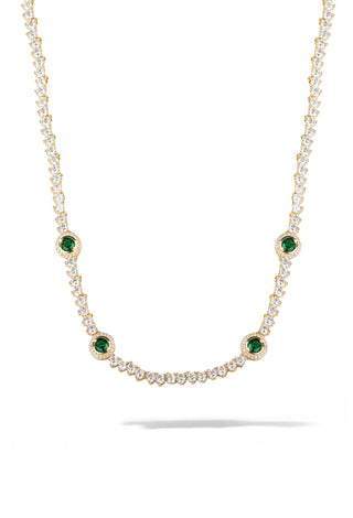 Emerald Tennis Necklace