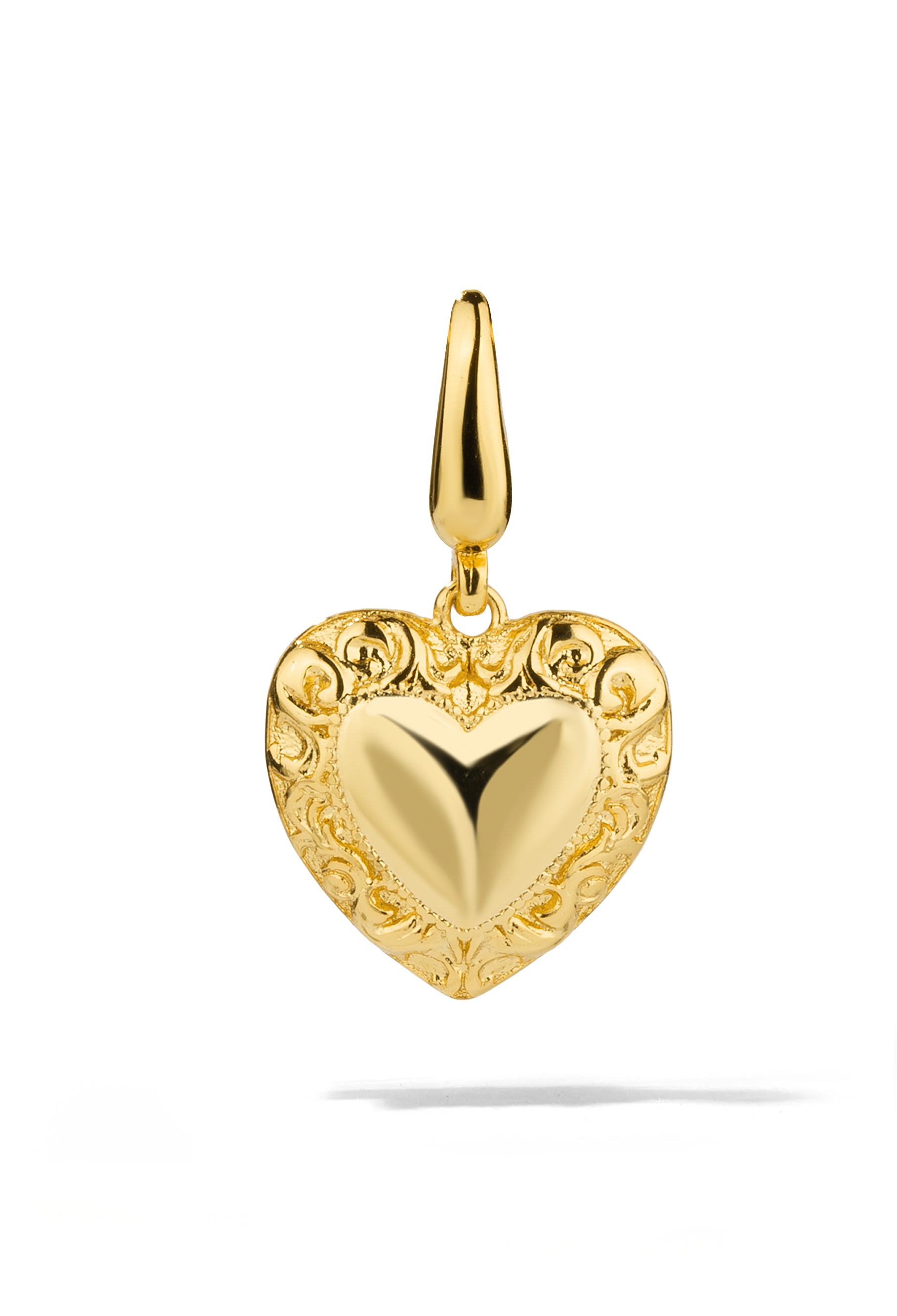 Vintage Heart Charm