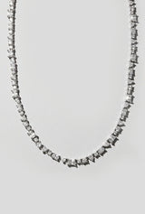 Mixed Shape Tennis Necklace