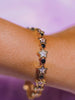 Black Bezel Star Tennis Bracelet