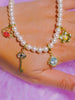 Siren Pearl Charm Necklace Set