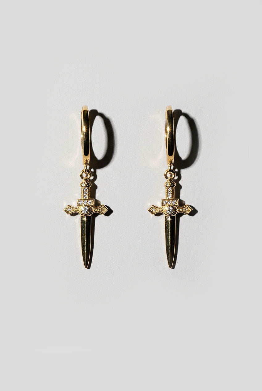 Sword Huggie Earring