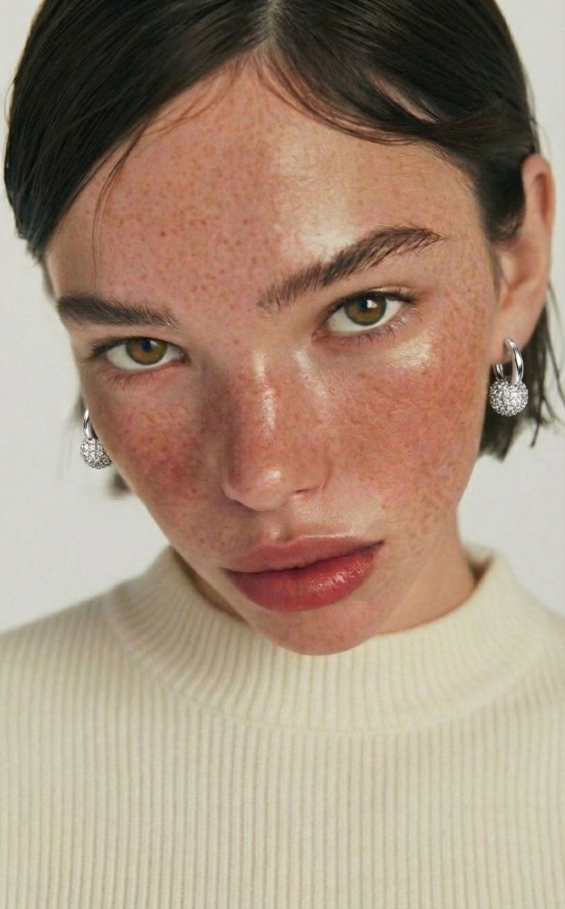 Silver Villa Earrings