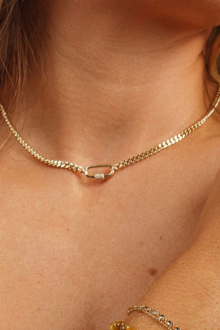 5th Ave | Carabiner Chain Necklace